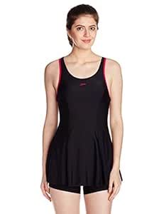 Buy Speedo Female Swimwear Racerback Swimdress with Boyleg Online at ...