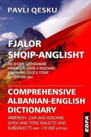 Buy Comprehensive Albanian-English Dictionary: Arberessh, CAM and ...
