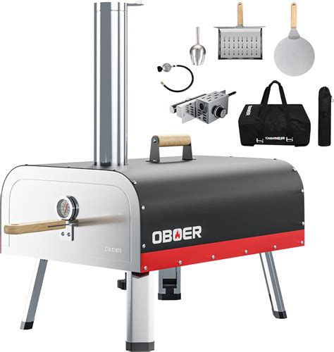 Amazon.com: Pizza Oven, Obqer Portable Outdoor Pizza and Grill Oven Gas ...