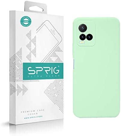 SPRIG Compatible with VIVO Y21 Phone Liquid Silicone Cover Premium Back ...