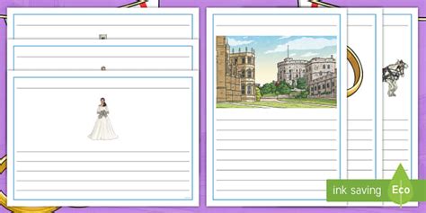 KS2 Royal Wedding Writing Frames (teacher made) - Twinkl