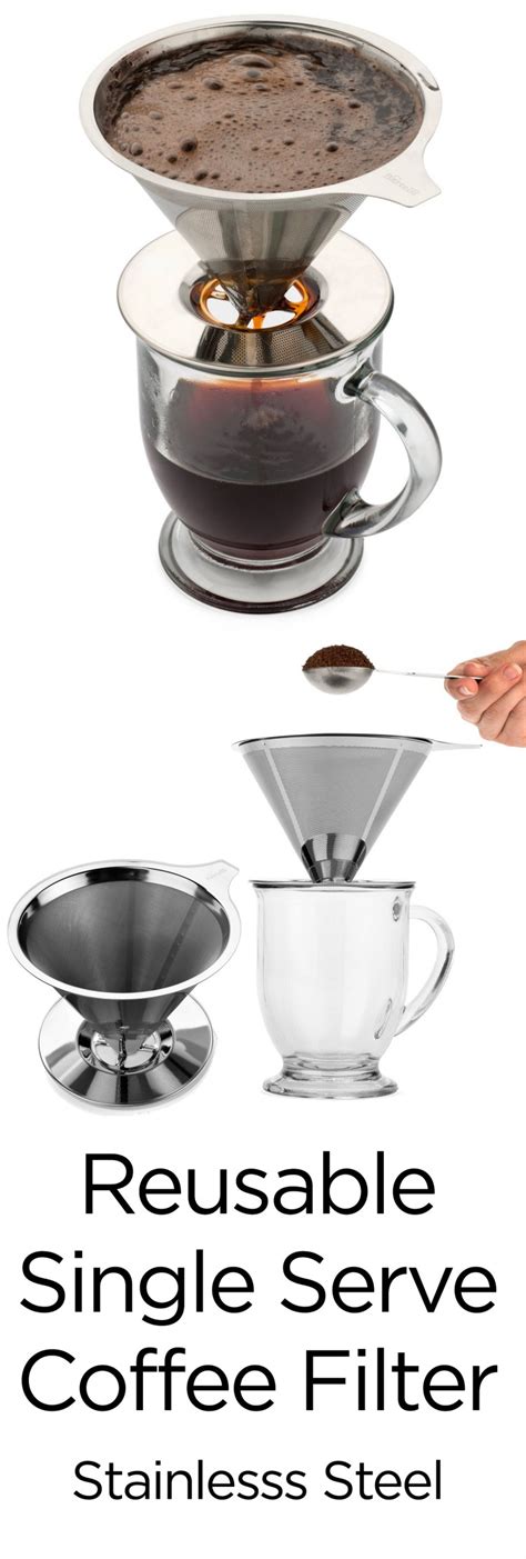 Image result for Reusable Single Cup Coffee Filter