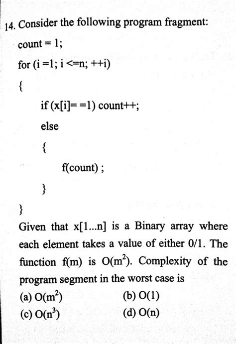 Algorithms: MadeEasy Test Series: Algorithms - Time Complexity