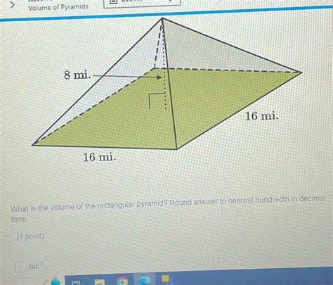Image result for How to Find Volume of a Rectangular Pyramid