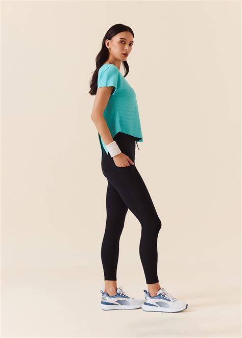 Shop STRCH Women Fitness Training Pants - Jet Black