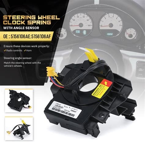 Steering Wheel Clock Spring Fit For 07-18 Chrysler | Ubuy India