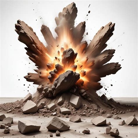 Image result for Exploded Rocks