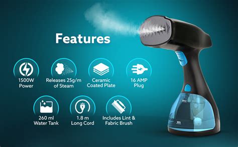 AGARO Signify Handheld Garment Steamer, Wrinkle Remover, Iron, Fast ...