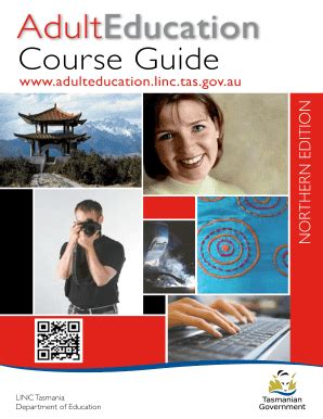 Fillable Online adulteducation linc tas gov Welcome to the 2015 Adult ...