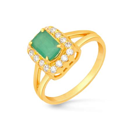 Malabar Gold & Diamonds Emerald BIS Hallmark 22kt (916) Yellow Gold ...