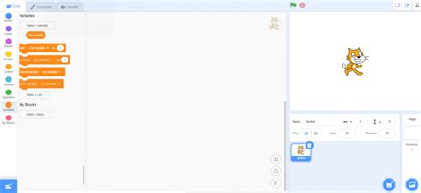 Scratch Variable Tutorial 的图像结果