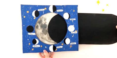 Phases Of The Moon Project For Kids