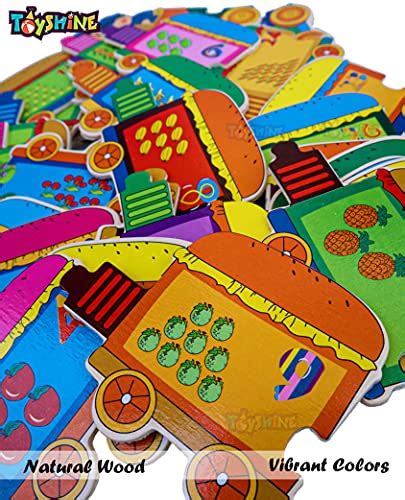 Toyshine 123 Train Puzzle Numbers Toy, Educational and Learning Toy