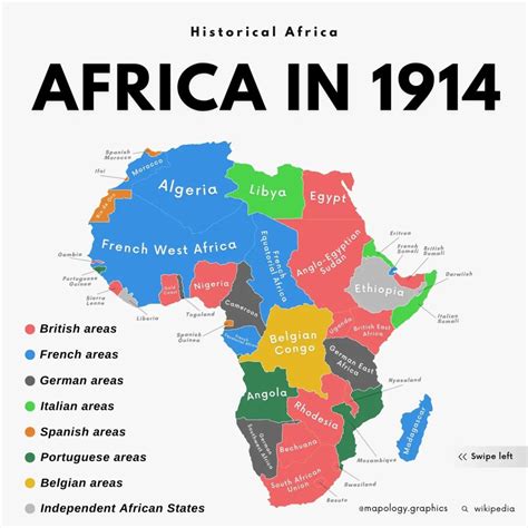 1914 Africa Map