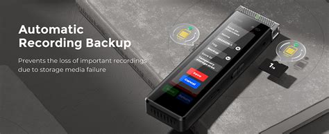 Innioasis 136GB Voice Recorder Device with Playback, Full Touchscreen ...