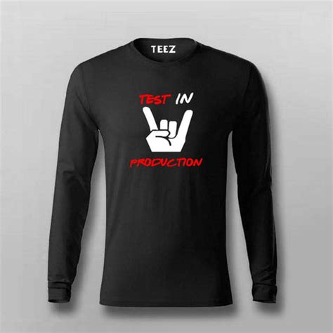 Programmer Testing In Production T-Shirt For Men – TEEZ.in