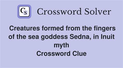 Creatures formed from the fingers of the sea goddess Sedna, in Inuit ...