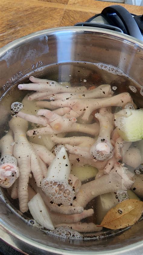 Chicken Feet Broth - Wanda Farms LLC