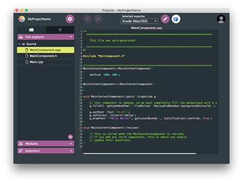 Projucer Command Line 的图像结果
