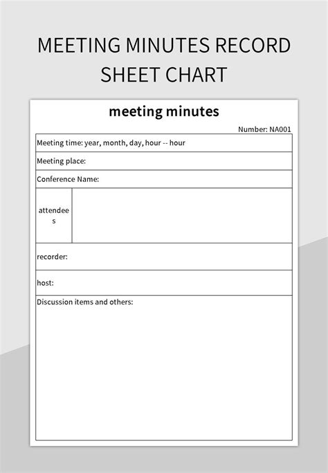 Meeting Minutes Template 的图像结果