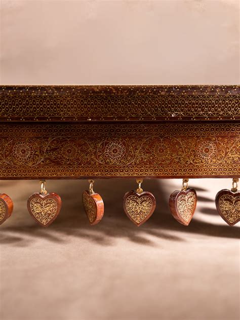 Buy Wooden Tarkashi Chowki | Unique Wooden Handcraft Home Decor