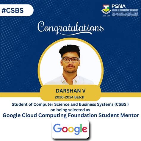 Google Cloud Computing Foundation Mentor