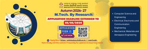 M.Tech by Research | IIT Dharwad