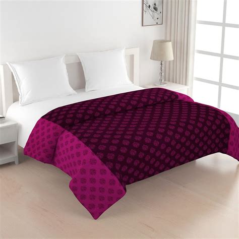 Buy SWAYAM Shades of Paradise Cotton Floral Printed Double Comforter ...