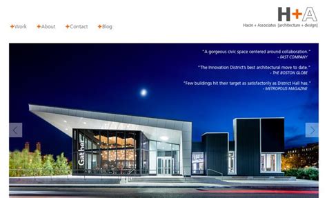 国外建筑事务所网站设计欣赏 - 素材中国16素材网