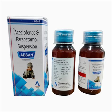 Absan - Acecofenac & Paracetamol Suspension - Access Life Science