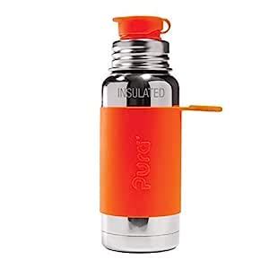 Buy Pura Kiki Steel Water Insulated Sport Bottle 16oz/475ml Orange ...