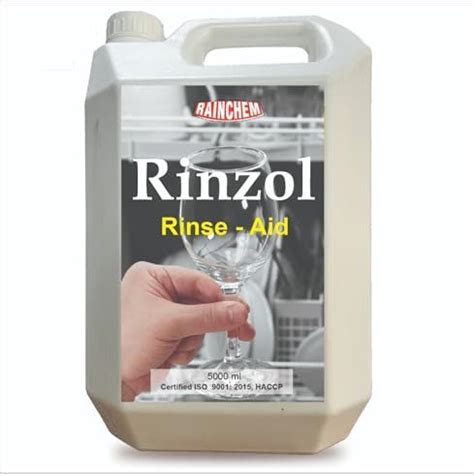 Rainchem Rinzol Dishwasher Rinse Aid Liquid 5 Litre | Works with All ...