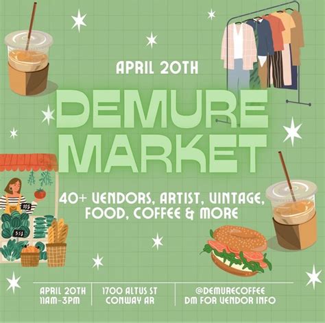 THICK Cookie Co. Pop-up Shop: Demure Market in Conway!, 1700 Altus ...