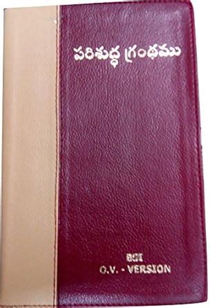 Buy Holy Bible Telugu - with Zip & Gold Edge - Old Font Book Online at ...