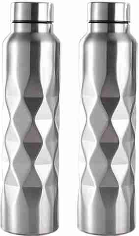 LIMETRO STEEL Stainless Steel Water Bottle / Fridge Water Bottle 1 ...