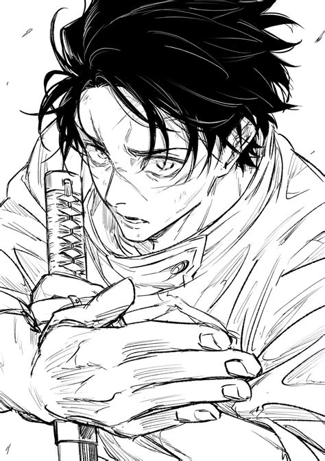 yuta okkotsu icon | Sketches, Anime sketch, Jujutsu