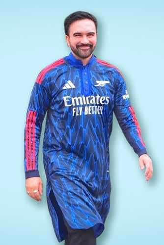 Zohran Mamdani's Arsenal kurta shows the male need to wear a jersey ...