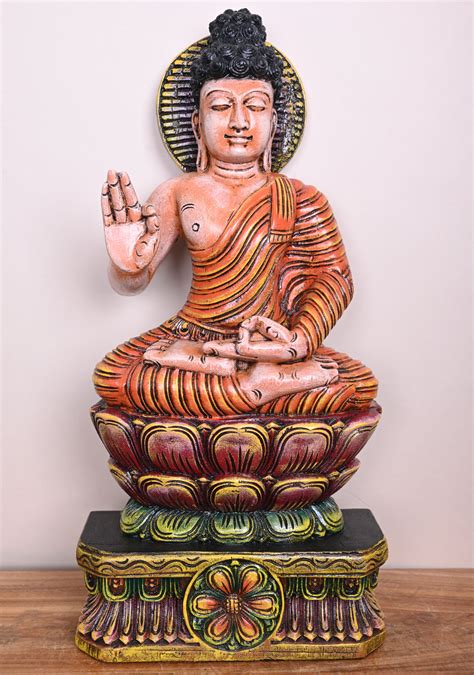 Handcrafted Wooden Buddha Statues - Icons of Peace & Precision ...