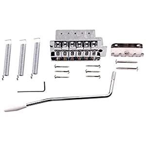 Tremolo Bridge Set Part for Strat ST Style Electric Guitar : Amazon.in ...