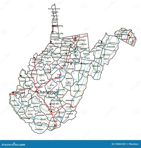 Official West Virginia Highway Map 2011 Official Road Map