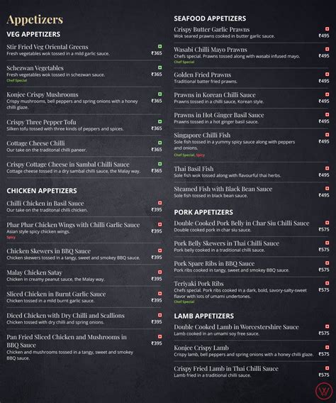 Menu at House of Wok, Gurugram, Shop No. LGF 01