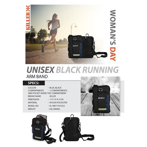 KillerX Black Running Arm Band – Marsh Clothing