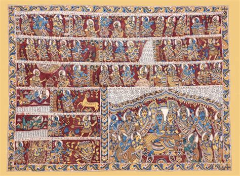 Ramayana Kalamkari Painting & Artwork by Harinath N