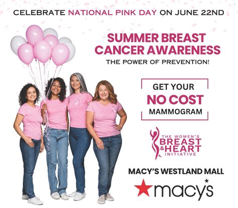 Women’s Breast & Heart Initiative Annual Mammogram Screenings at Macys ...
