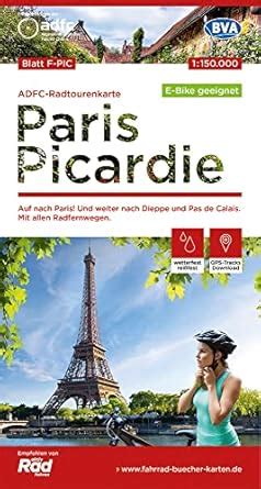 Buy Paris - Picardie cycling map (F-PIC) (Radtourenkarte) Book Online ...