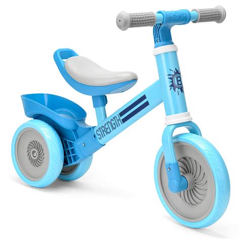 Bakeling Balance Bike - Toddler Bike,Blue Tricycles for 2-4 Year olds ...