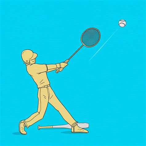 Humorous Badminton Cartoon 的图像结果