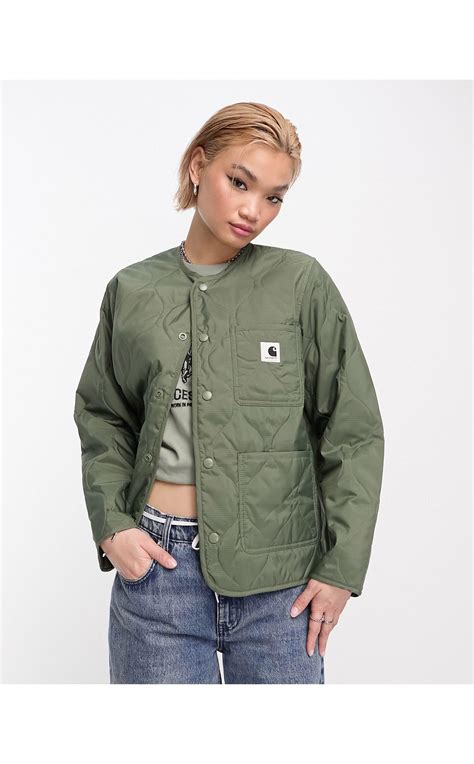 Carhartt Skyler Onion Quilted Jacket in Green | Lyst Australia