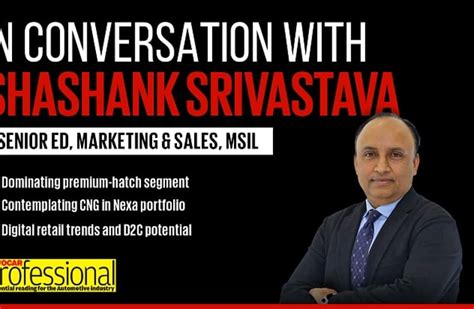 In Conversation with MSIL's Shashank Srivastava | Autocar Professional