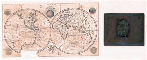 Large scale old puzzle map of the World - 1800 | Old maps of the World | World | Mapsland | Maps ...